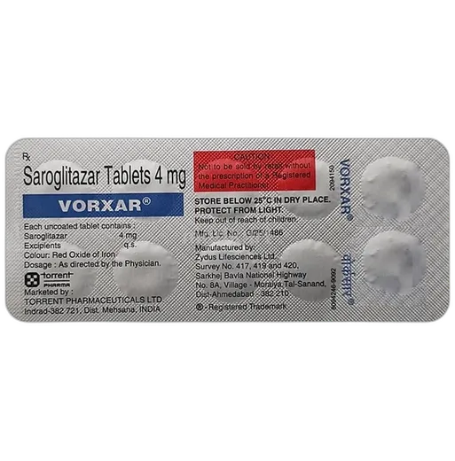 vorxar 4mg tablet 10's